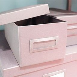 Paniers et boites de rangement