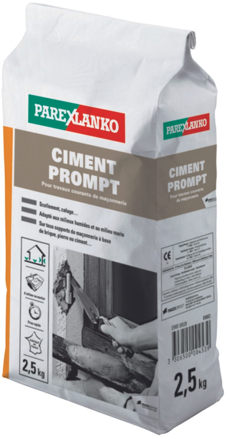 Ciment prompt sac de 1kg - PAREXLANKO