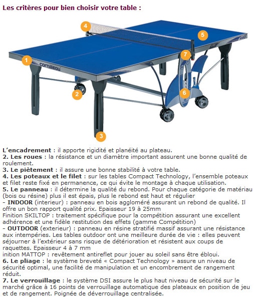 Ping Pong Kit - Bois Massif Raquette de Tennis de Table Long