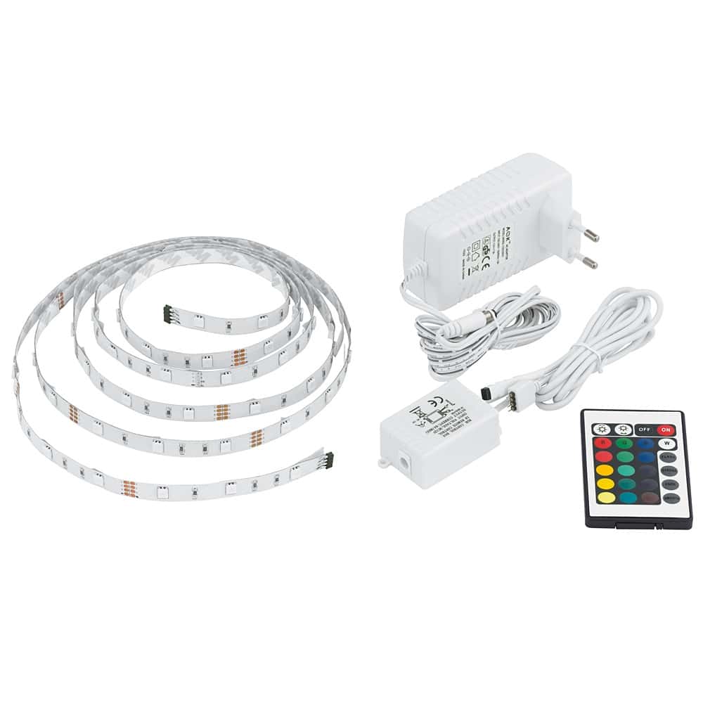 Bande LED RGB USB de 3 m + Télécommande - Guirlandes et bougies
