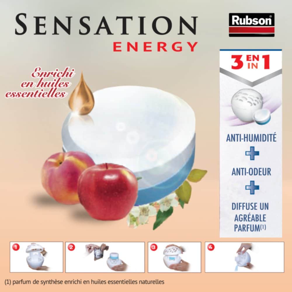 2 recharges 3en1 Sensation Zen - RUBSON - Mr Bricolage