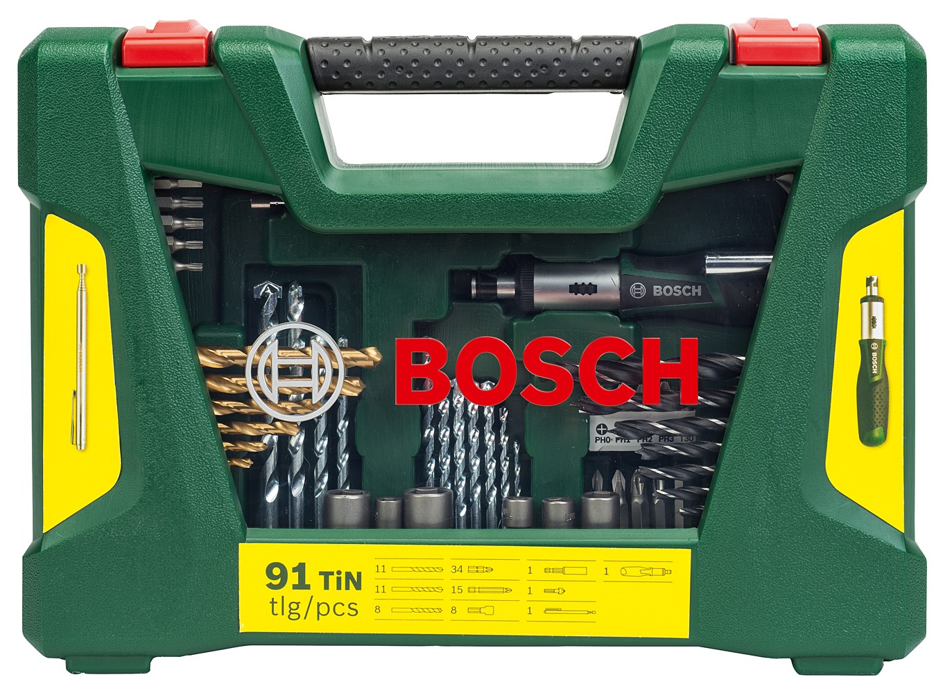 Coffret de Forets V-Line 91 pièces - Bosch - Mr.Bricolage