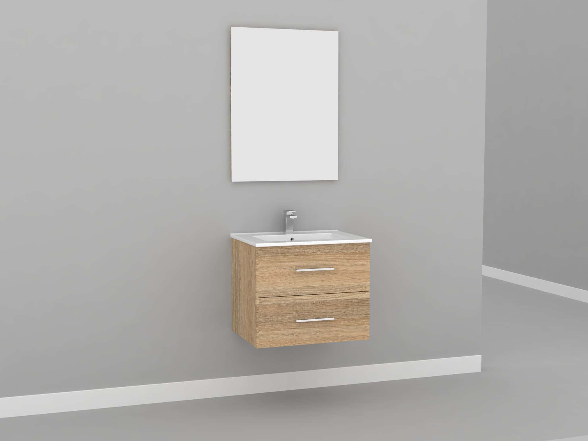 Tablette de salle de bain Edge en verre 60 cm - HACEKA - Mr.Bricolage
