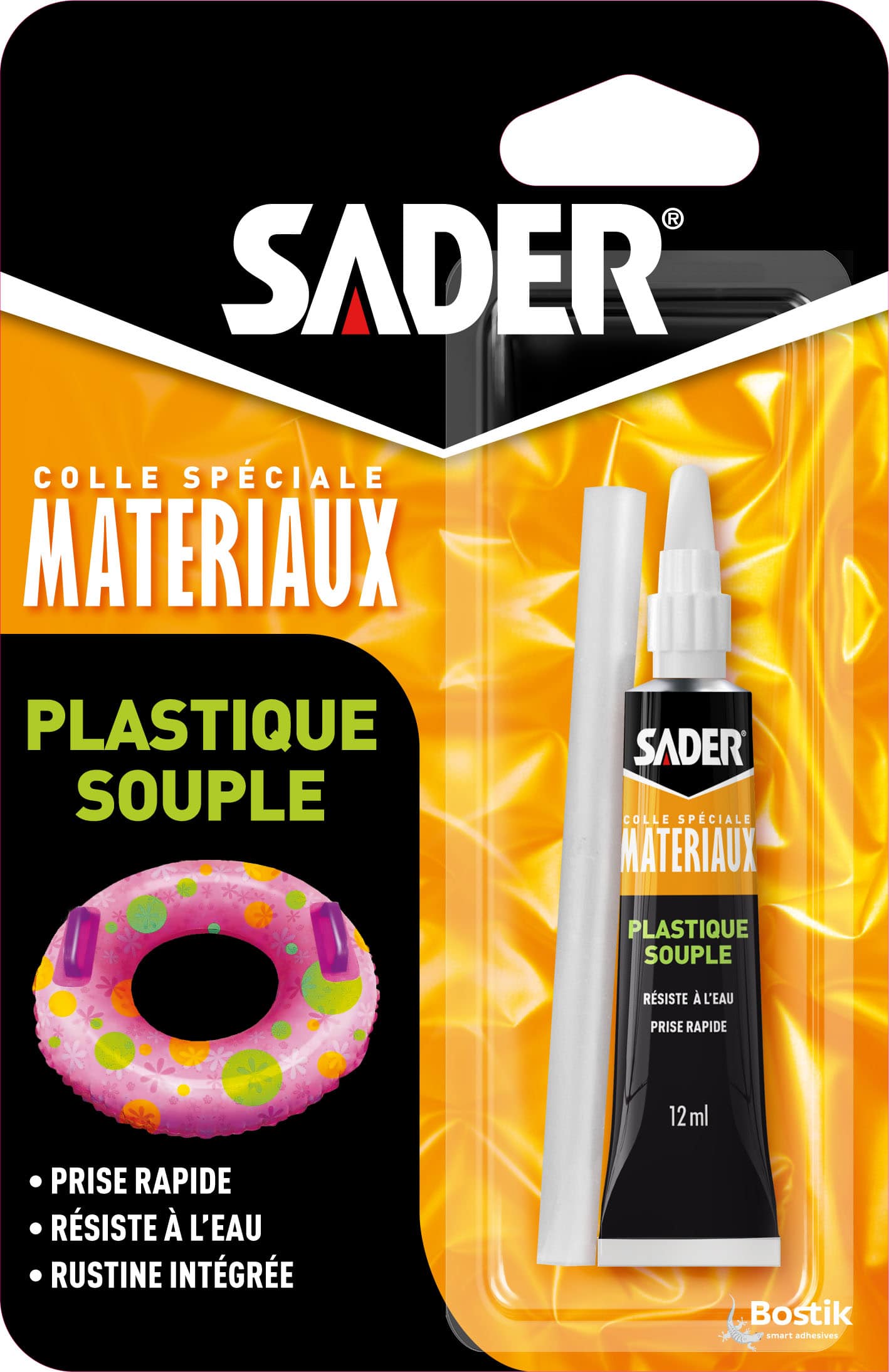 Colle Plastique Souple 12ml - SADER - Mr.Bricolage