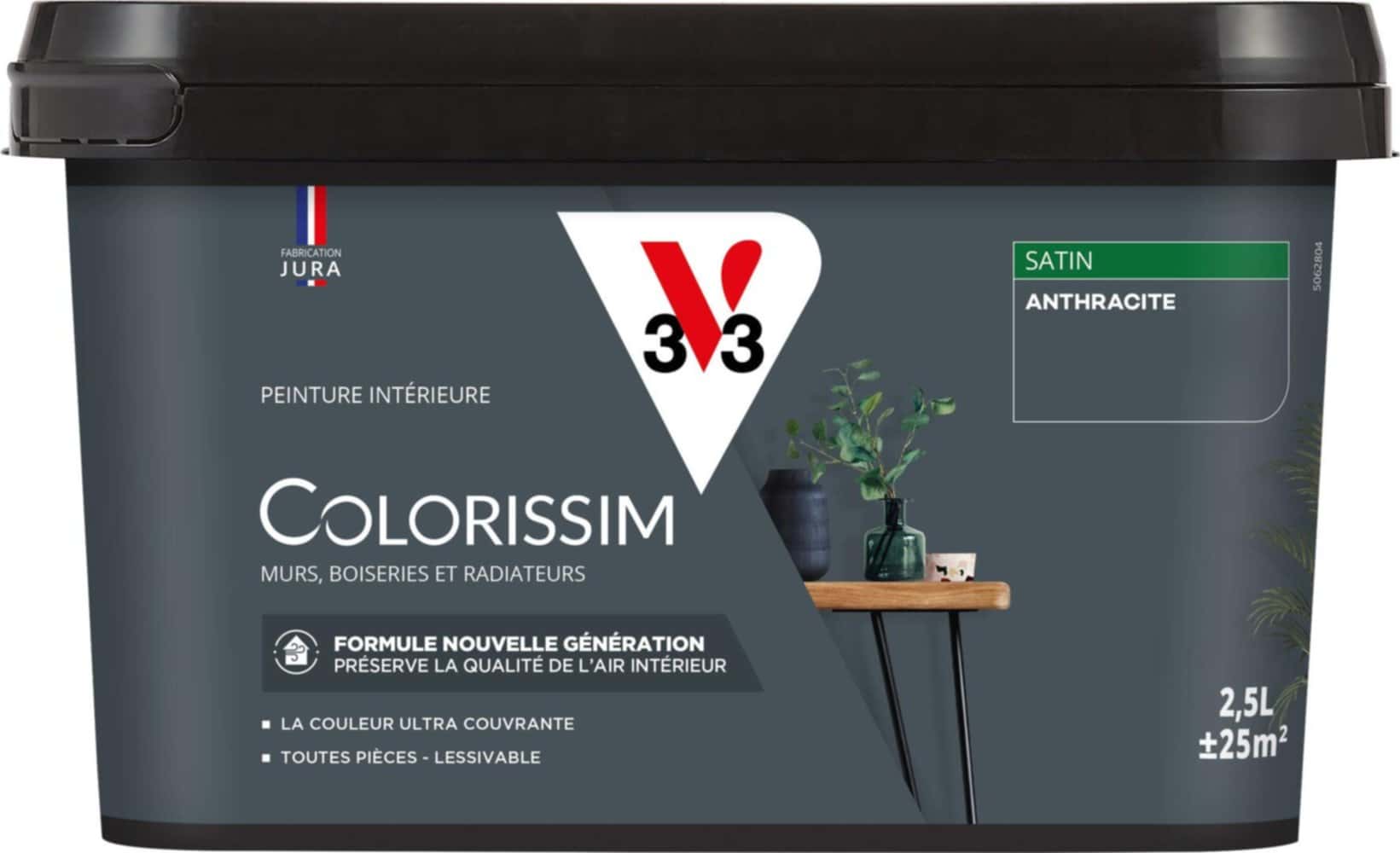 Vernis Bois Couleur VBC500 - Meuble & Bois Intérieur - Gris, Noir