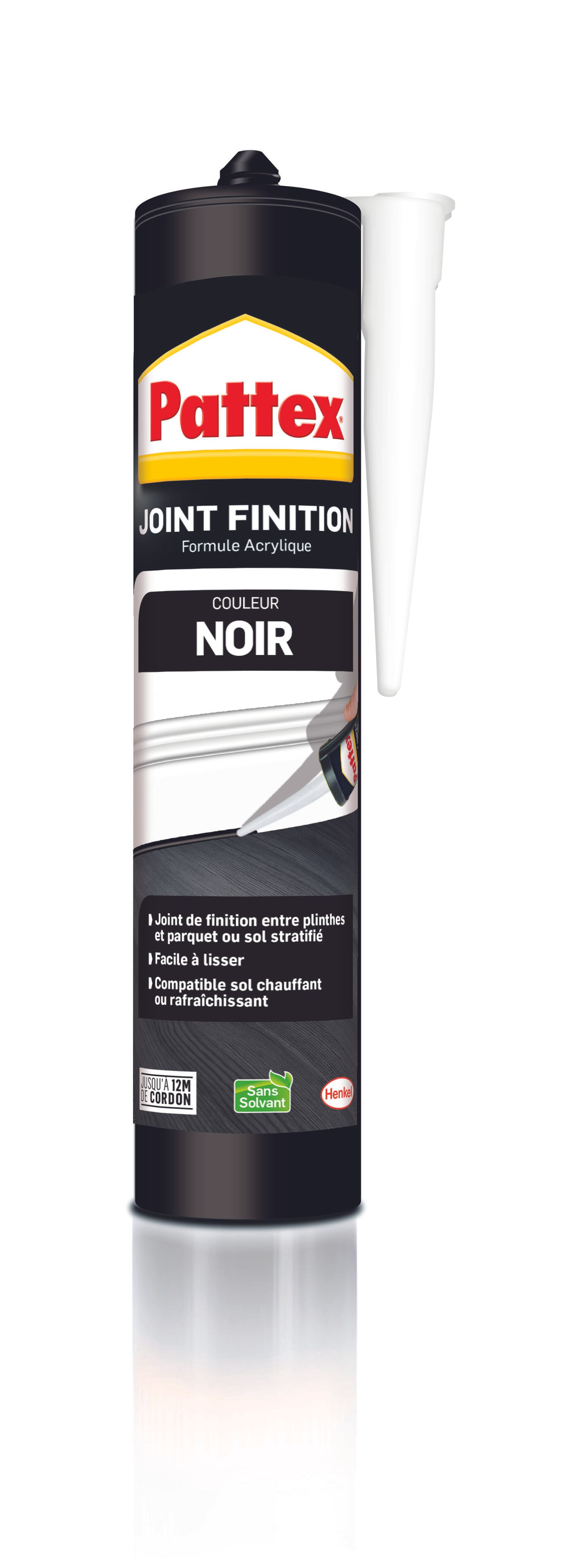 Mastic Joint Finition Noir 300ml - PATTEX - Mr.Bricolage