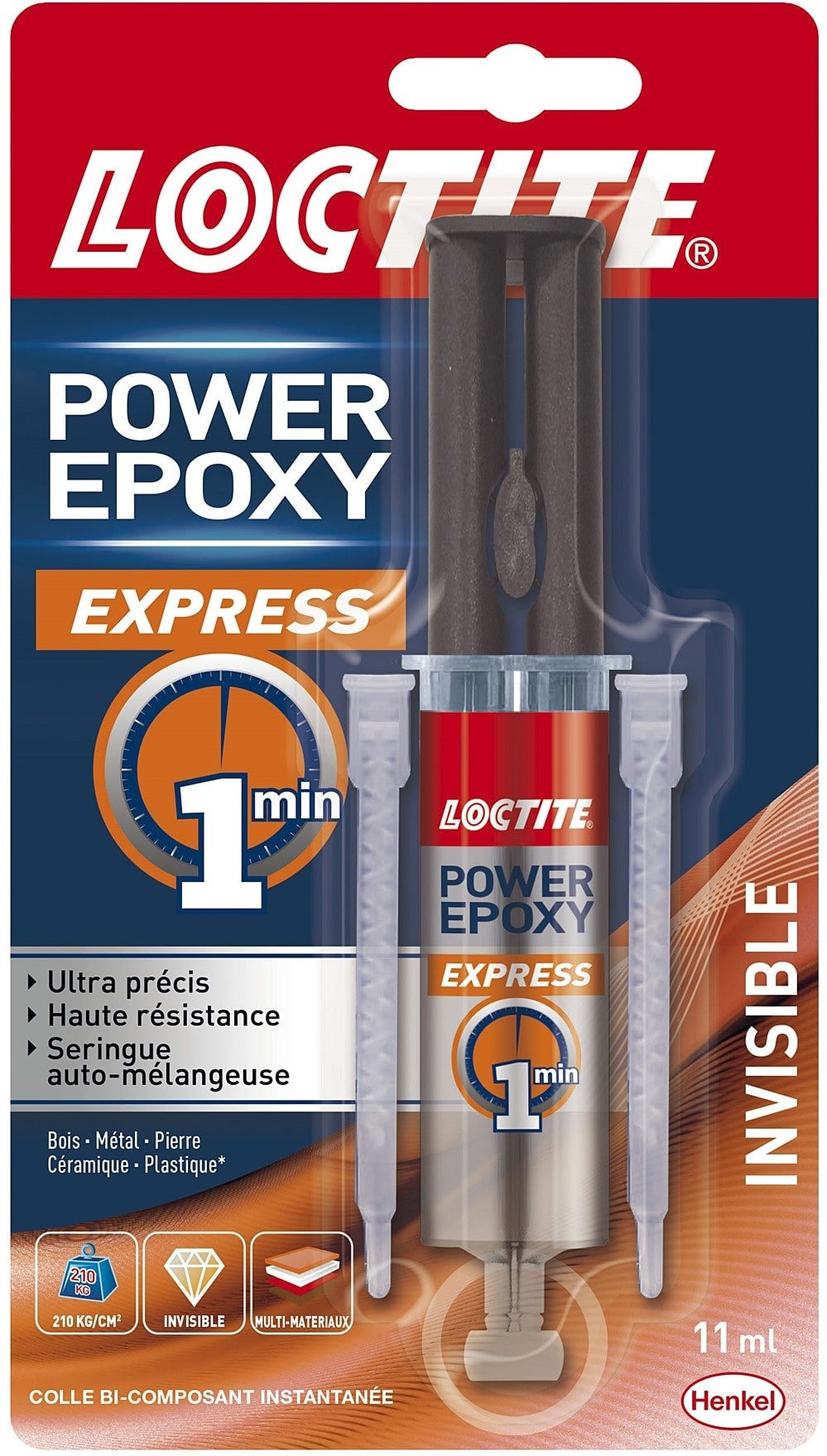 Colle Bi-composants Epoxy Express seringue 3g - SADER - Mr.Bricolage