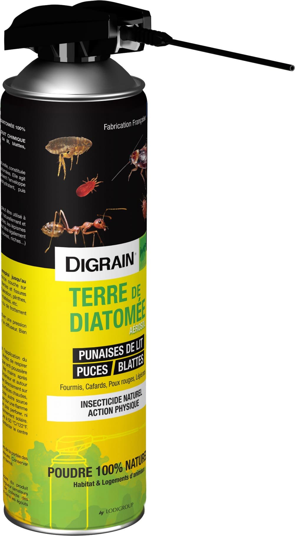 Traitement anti fourmi Digrain Poudre minérale anti-insectes à l'achat