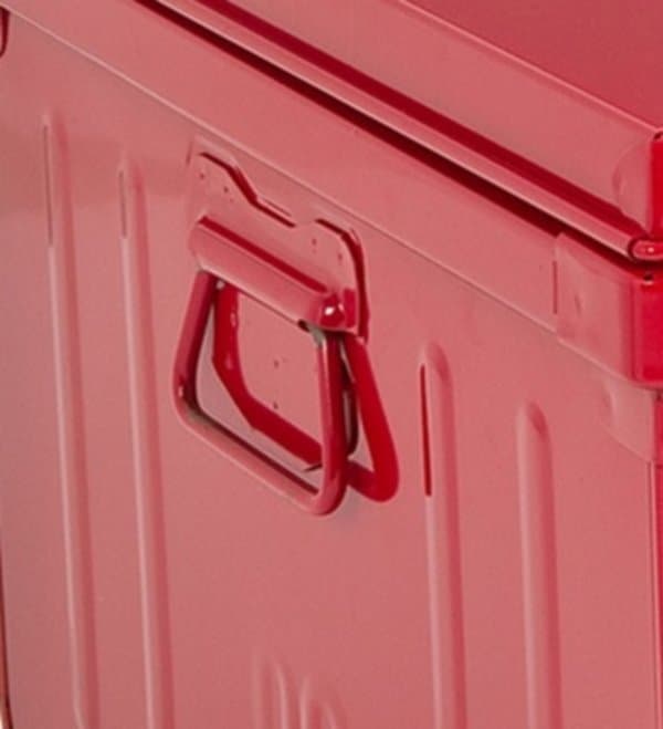 Coffre de rangement métal 62 cm - coloris rouge - SNOR PIERRE HENRY -  Mr.Bricolage