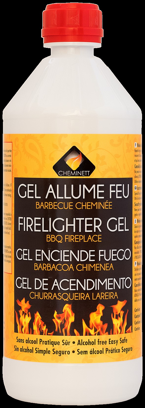 PROF - Allume-feu Liquide pour Barbecue 1 Litre - Cheminées - Poêle - Feux  de Camp