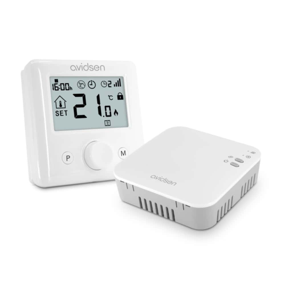 Thermostat connecté sans fil HomeFlow WL - AVIDSEN - Mr.Bricolage