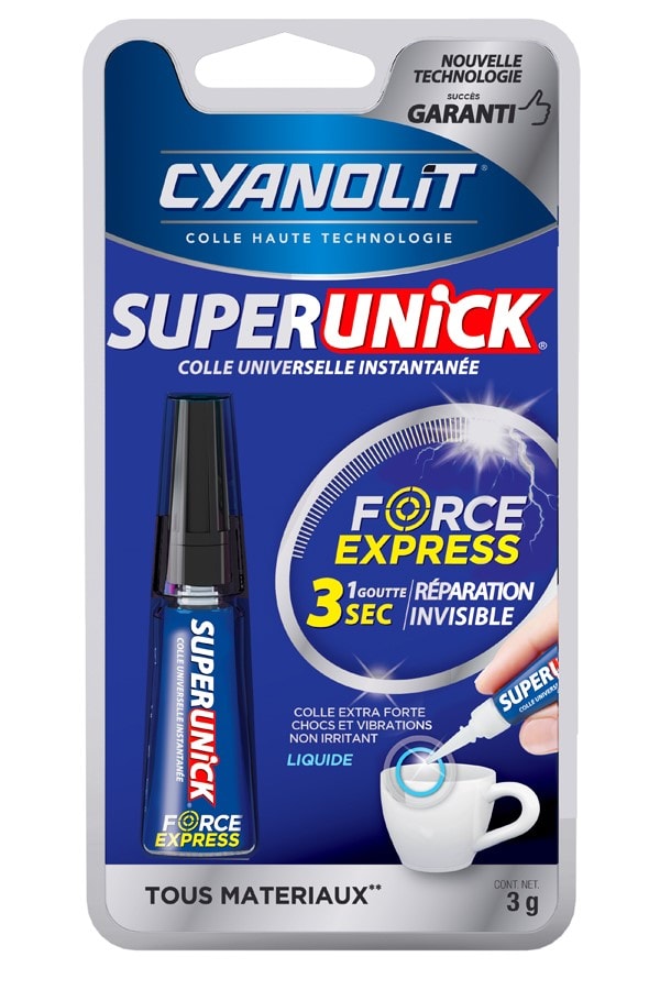 Colle Extra Forte Super Unick Express Liquide 3gr - CYANOLIT - Mr