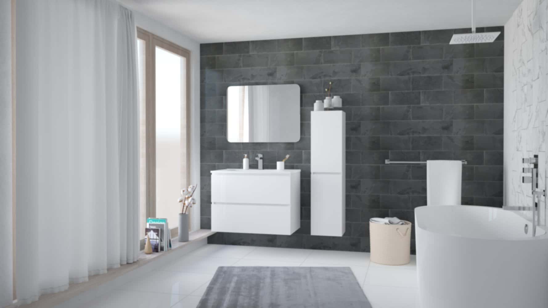 Mr. Bricolage Guadeloupe - Aménagez votre salle de bain à PRIX DOUX avec  l'𝗢𝗽é𝗿𝗮𝘁𝗶𝗼𝗻 𝗦𝗼𝗹 & 𝗕𝗮𝗶𝗻 ! Le meuble Agate gris 60 cm est à  219€ chez Mr Bricolage Guadeloupe. 🛀🏾