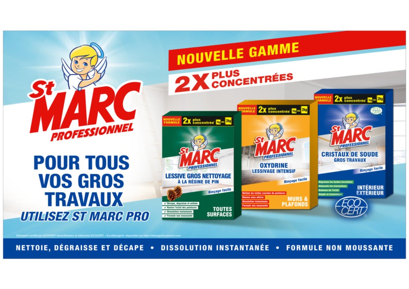 ST MARC OXYDRINE PROFESSIONNEL 1,8 KG : : Bricolage