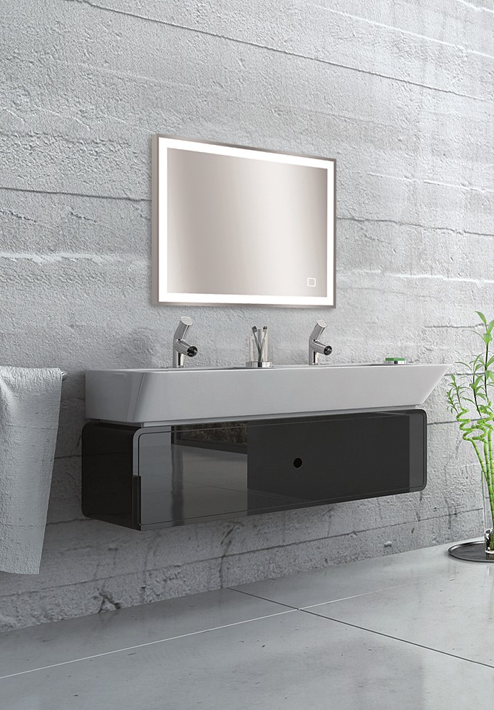 Miroir salle de bain silver cultura 60x80cm - Mr.Bricolage