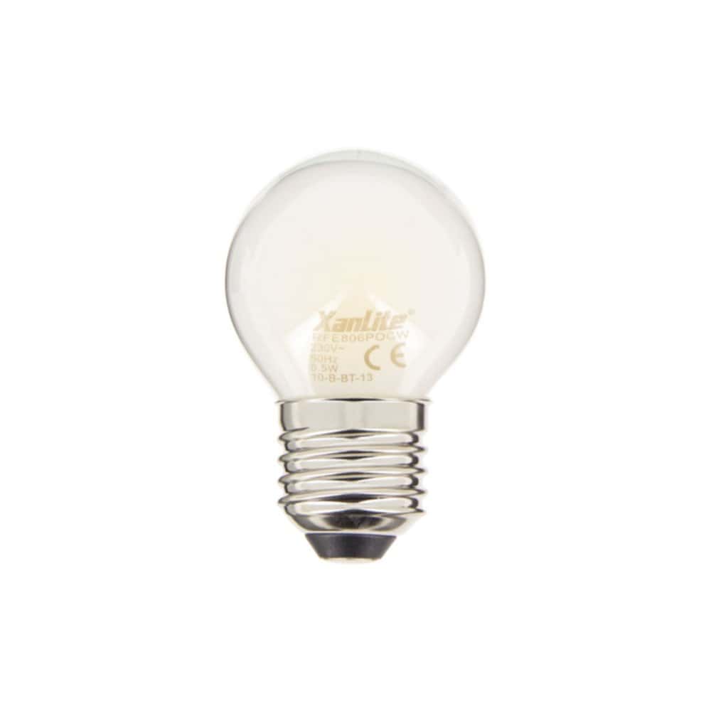 LED filament bulb, P45 sphere, 6W / 806lm, E27 base, 4000K