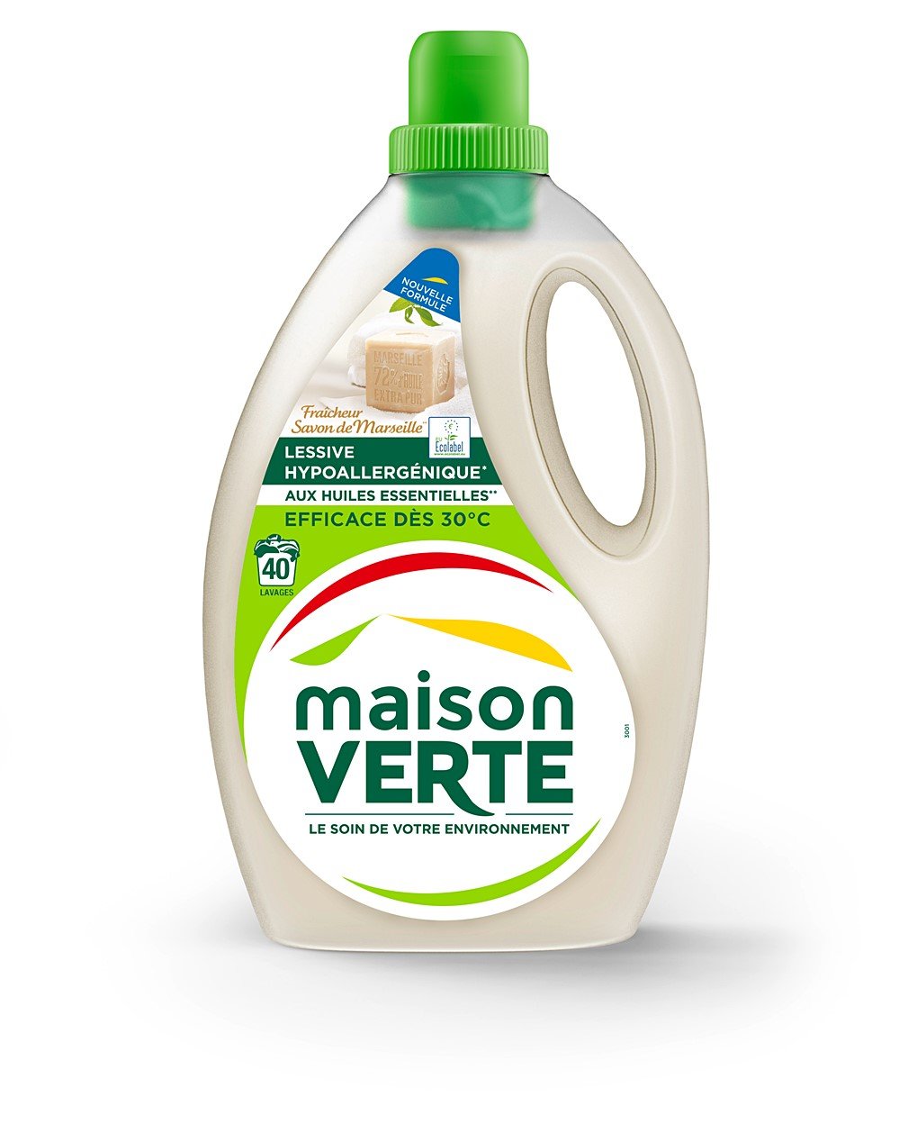Maison verte lessive savon marseille 2,4 l - Mr.Bricolage