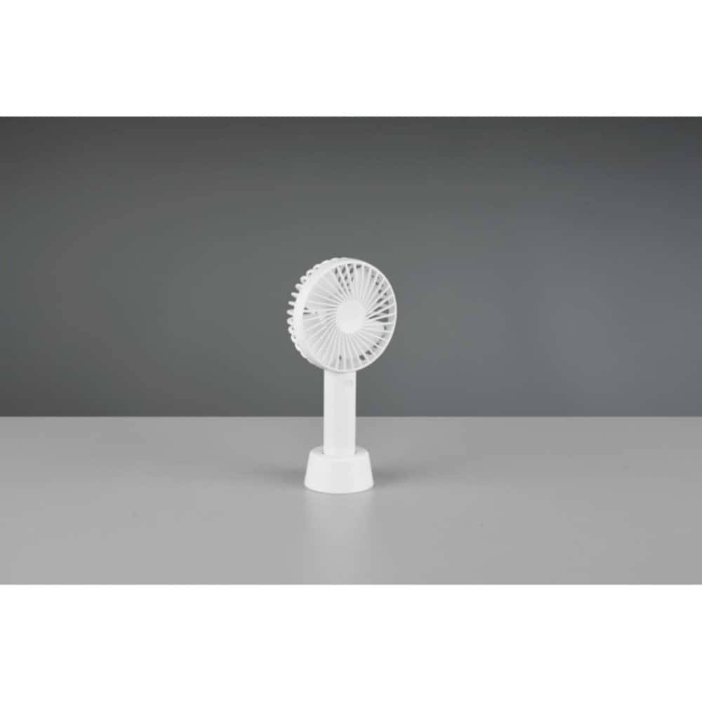 Windy - ventilateur de table portable à piles, blanc