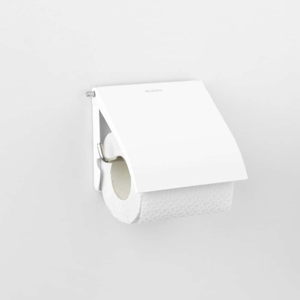 Support papier toilettes pied galet 