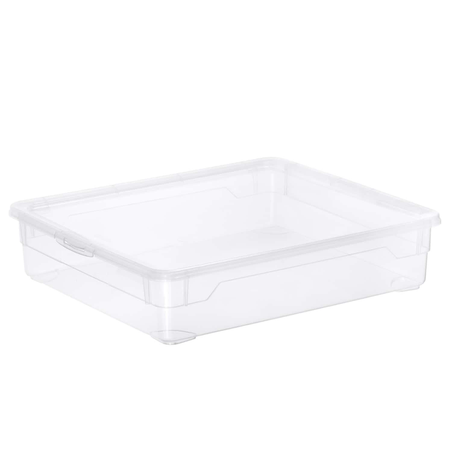 Boîte de rangement 9L 'Clear Box' transparent 40 x33.5x8.5cm - L'Incroyable