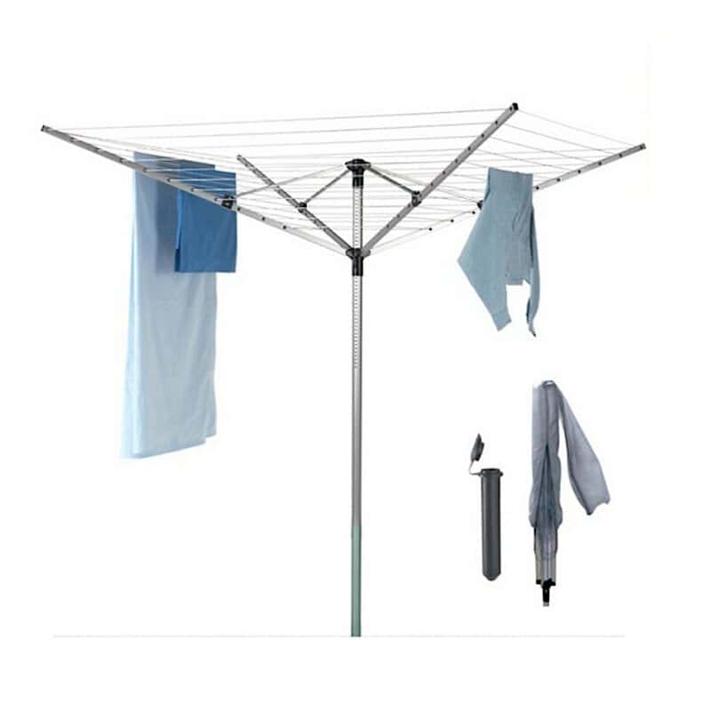 Séchoir à linge parapluie Jersey Plus étendage 50m - METALTEX - Mr.Bricolage