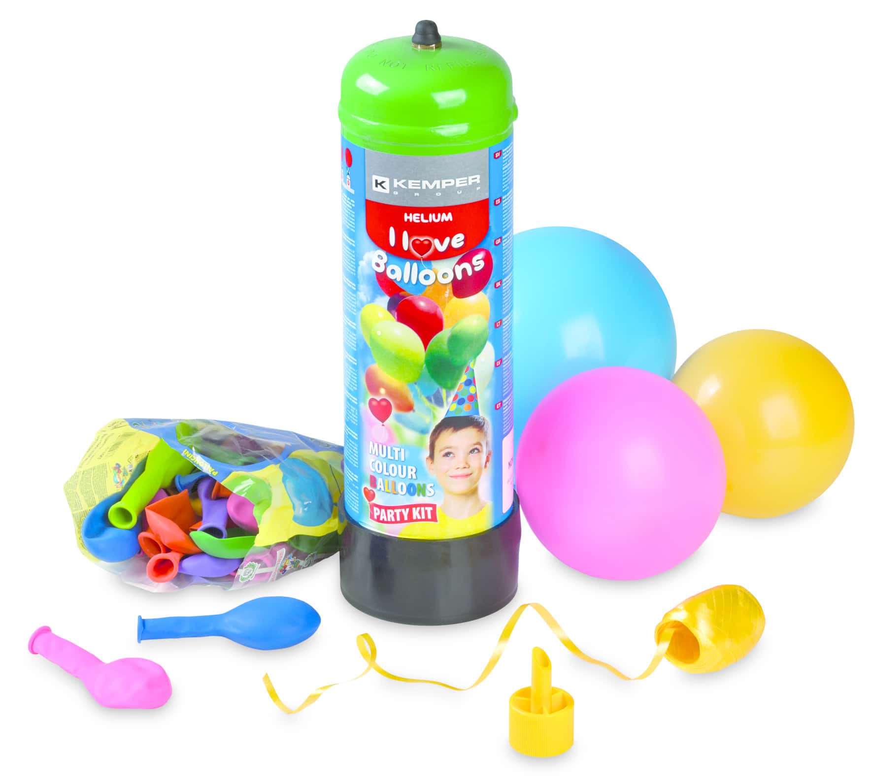 Kit balloons bouteille helium et 30 ballons - Mr.Bricolage