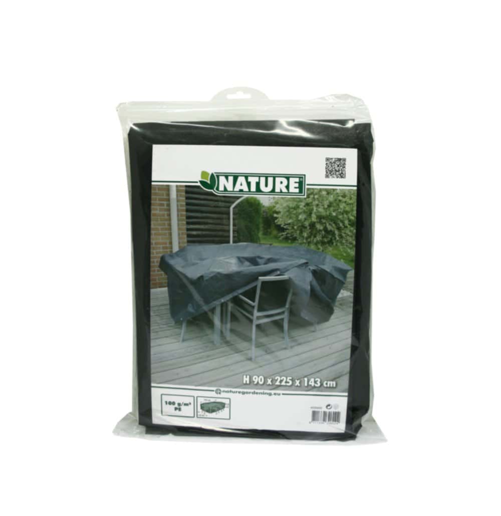 Housse de protection pour table rectangle et chaises de jardin 225