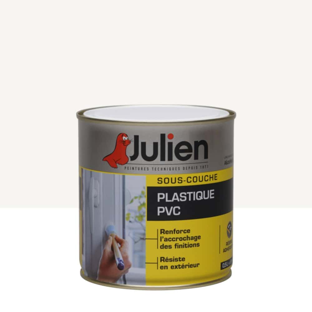 Peinture sous-couche extérieur plastique/pvc Julien J2 2,5L