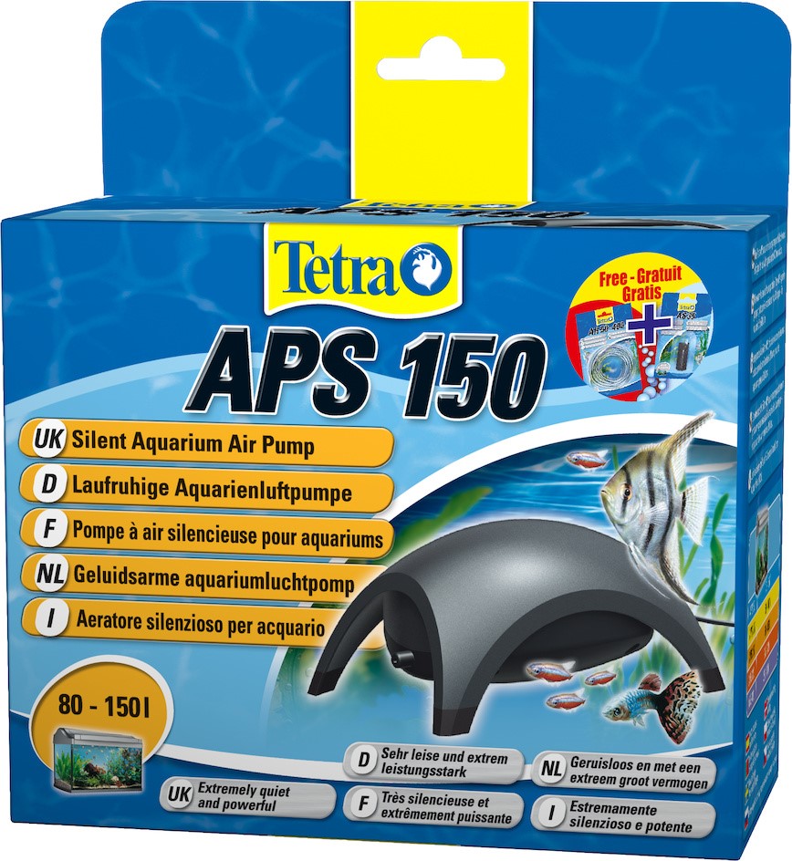 Pompe à Air APS 150 Aquarium de 80-150L Noir - TETRA - Mr.Bricolage