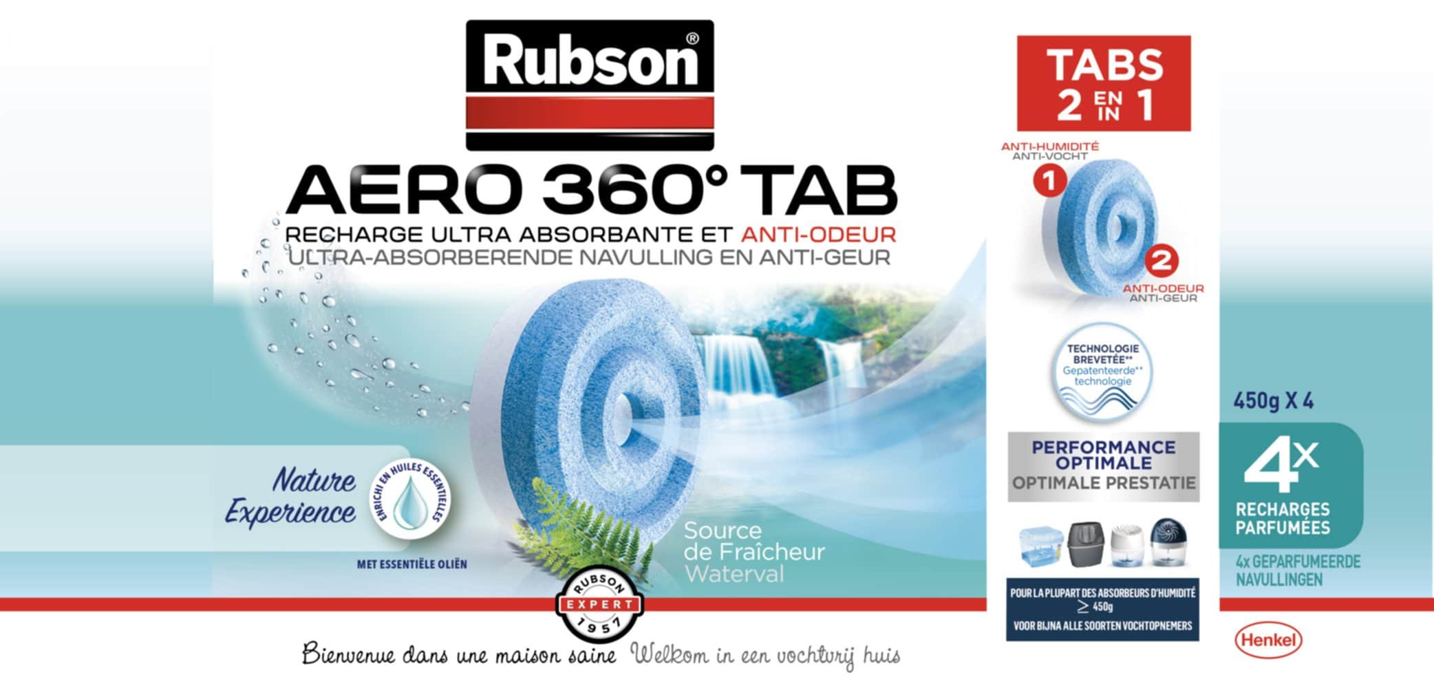 Buy RUBSON ABSORBEUR CLASSIC RECHARGE 4X - Archemics, Shop in