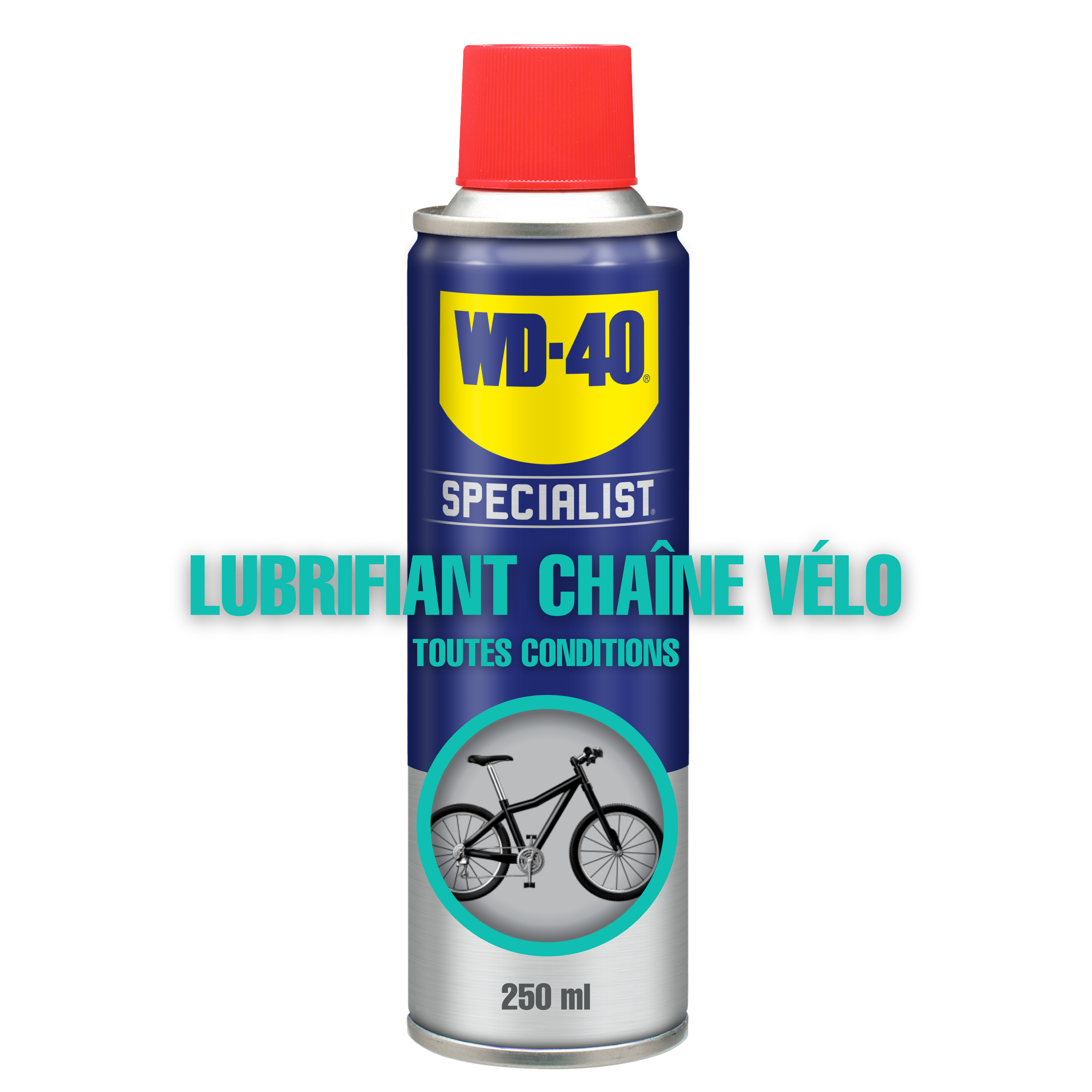 Lubrifiant chaîne vélo conditions humides - WD-40 - Mr.Bricolage