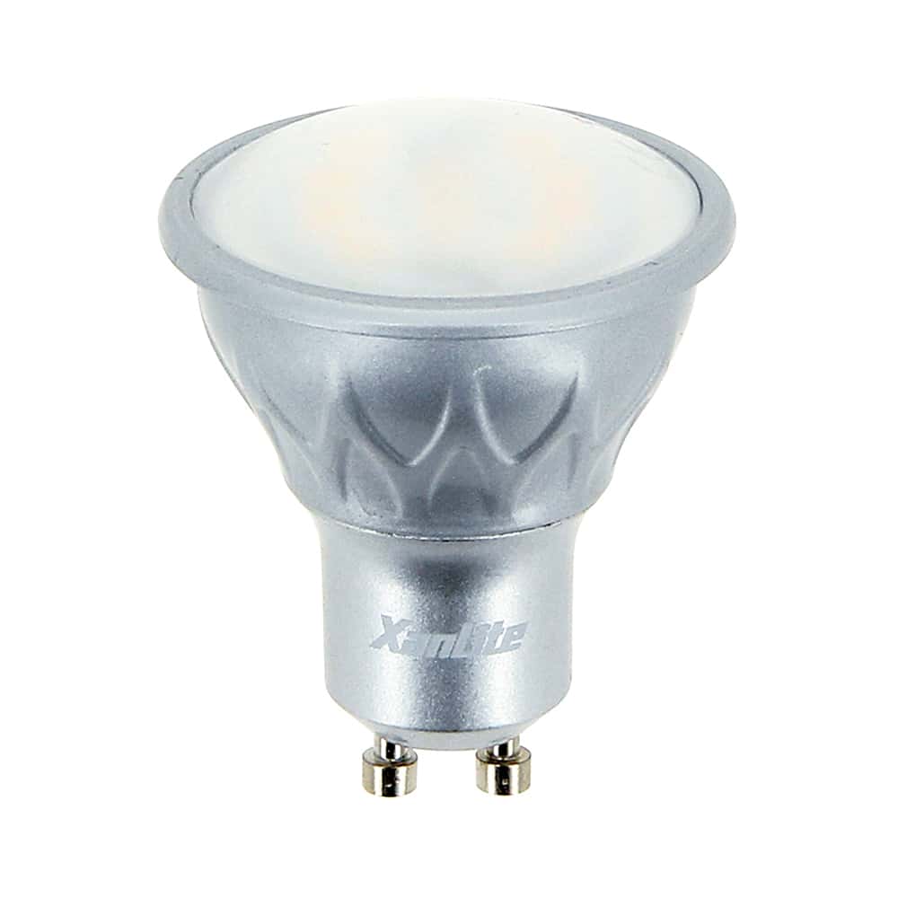Ampoule led SMD transparent GU10 420lm 120° 6W blanc chaud