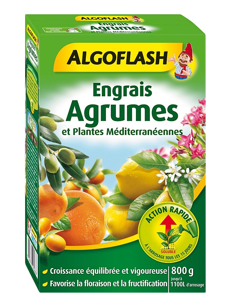 Engrais Agrumes et Plantes Méditerranéennes Algoflash