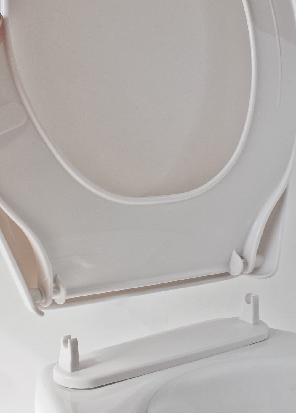 Abattant WC Fixation étanche Blanc / Blanc – LALUNET' - Mr.Bricolage