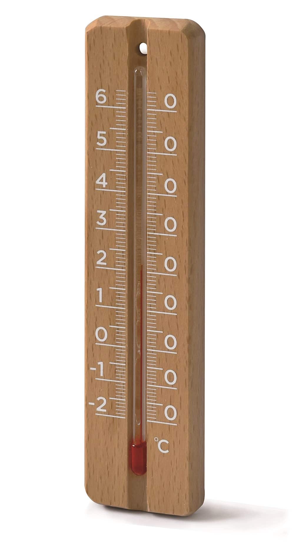 Thermometre / hygrometre interieur magnetique - rouge - otio - Mr.Bricolage