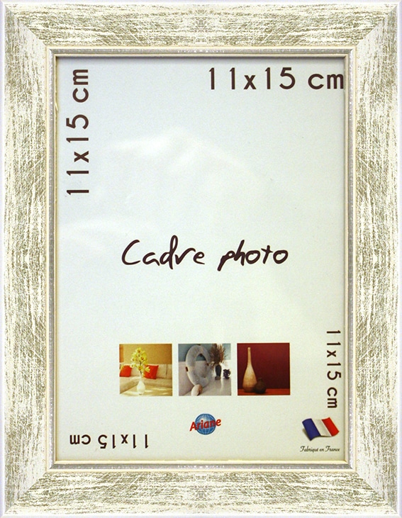 Cadre photo orion blanc acier 50x70cm - Mr.Bricolage