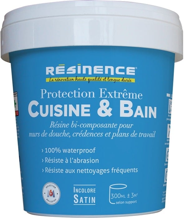 Résine Protection Extrême cuisine & bain satin 300ml Incolore