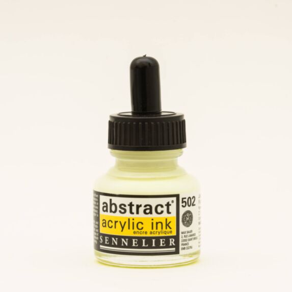 Abstract encre Jaune fluo 30ml