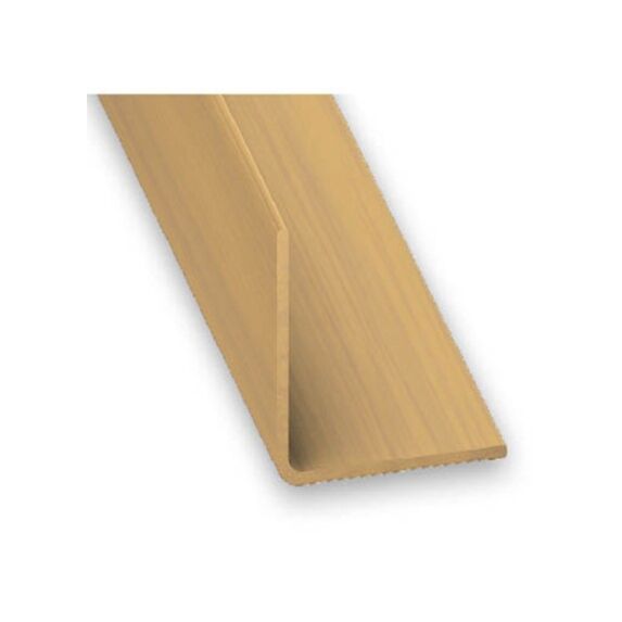Cornière PVC 20x20mm 2m Chêne Clair - CQFD