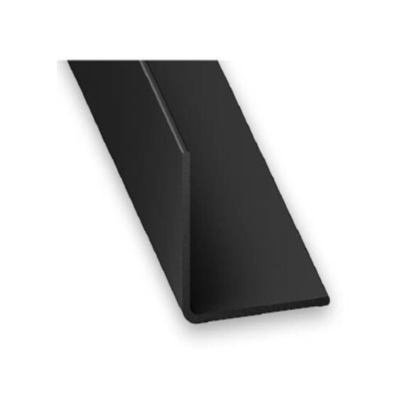 Cornière PVC noir 10 x10 mm, 2 m - CQFD