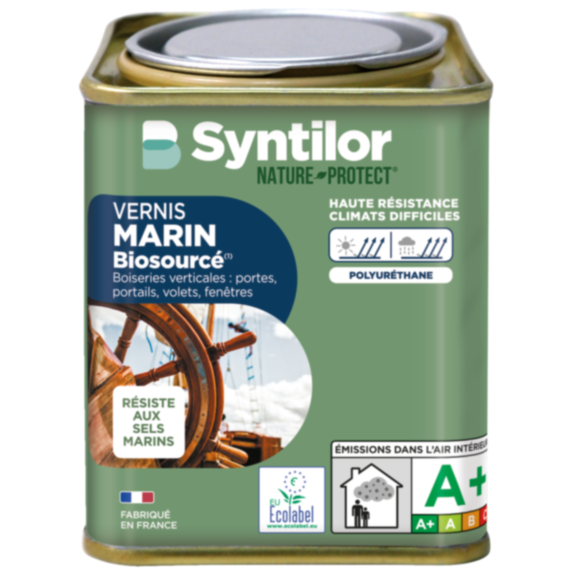 Vernis Marin Biosourcé incolore mat 0,25L - SYNTILOR