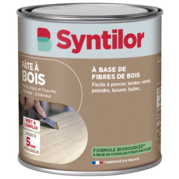 Pâte à bois biosourcée chêne moyen 1kg - SYNTILOR