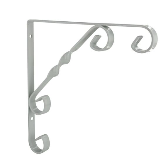 Equerre rétro acier époxy blanc 250 x 250mm - CIME