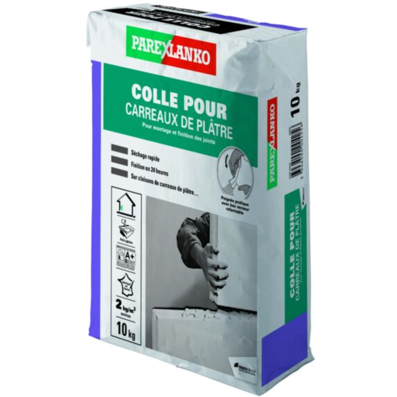 Colle pour carreaux de plâtre 10kg - PAREXLANKO