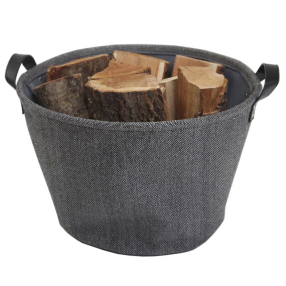 Panier à bûches Teahupo gris - LE MARQUIER