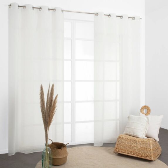 Voilage Nahia Blanc 140x240cm