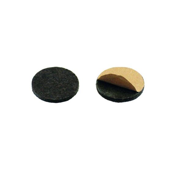 Set de 24 patins feutre Ø22 mm marron - INVENTIV