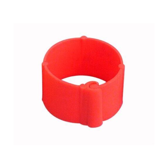 25 Bagues à clips Ø16mm Orange - CHICK’A