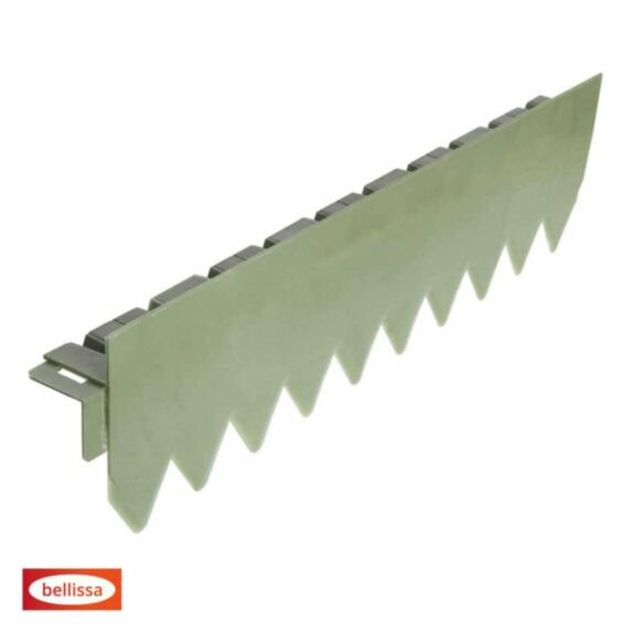 20 Bordures de Pelouse Confort en Plastique L.50xH.14cm - BELLISSA