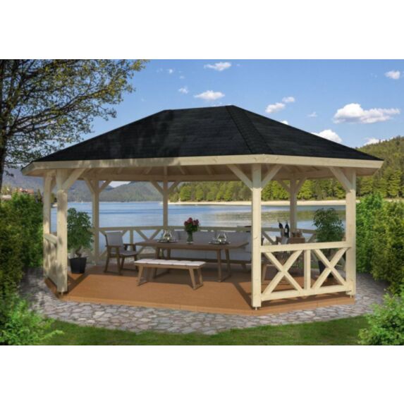 Kiosque Betty 25,0m² naturel - PALMAKO